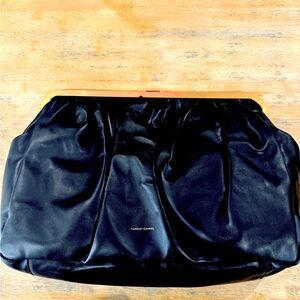 NWT Mansur Gavriel Jumbo Leather Oversized Clutch